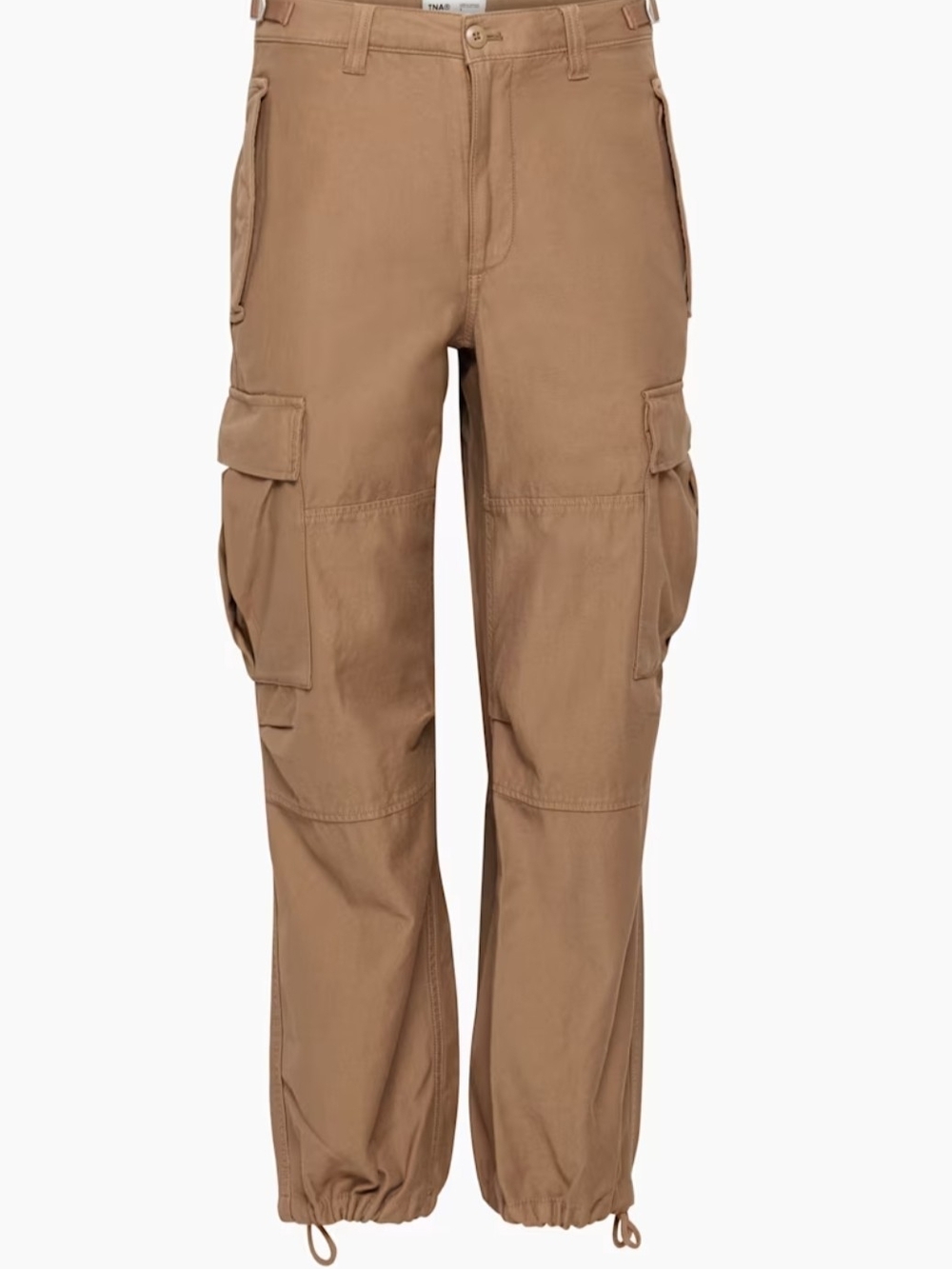 Camel TNA Cargo Pants - Surplus Division - 100% Cotton - Size 2 - 38" Inseam/